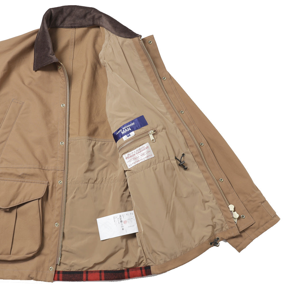 綿オックス×ウールエステルチェック FISON Wネーム J021