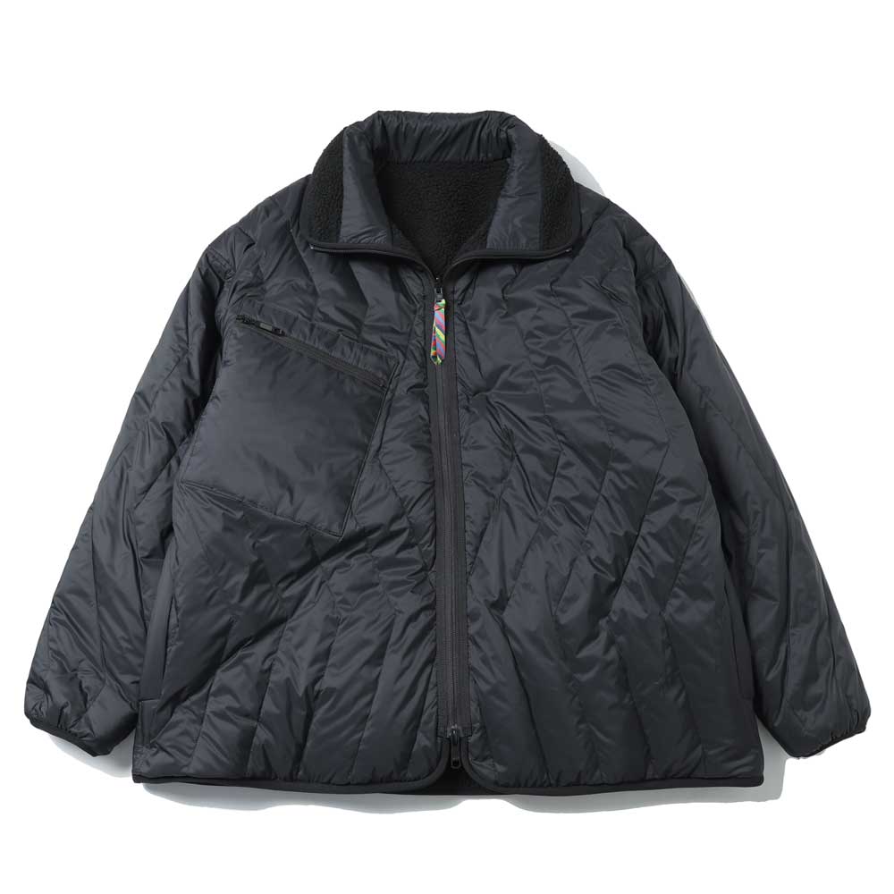 REVERSIBLE FLEECE DOWN JACKET