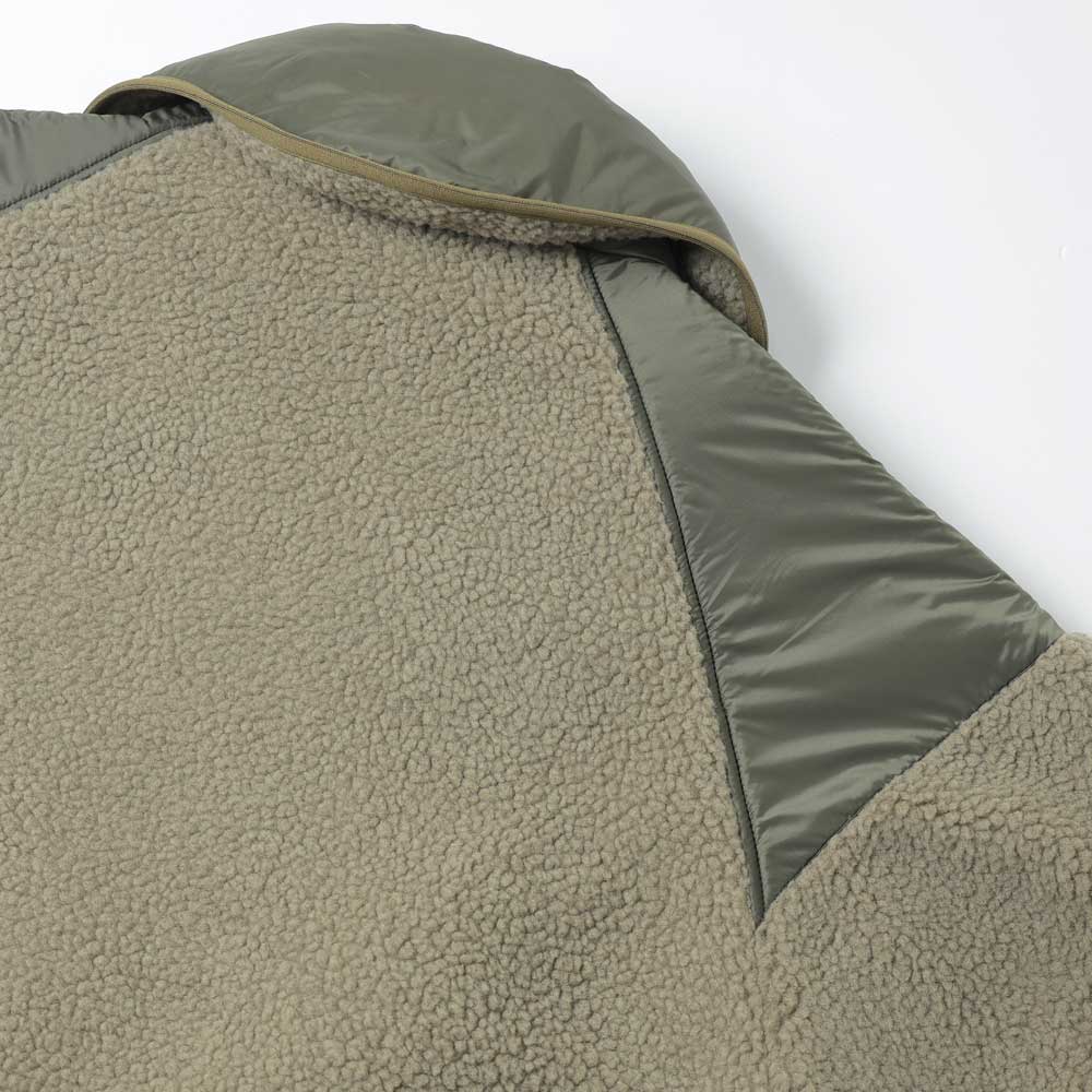REVERSIBLE FLEECE DOWN JACKET