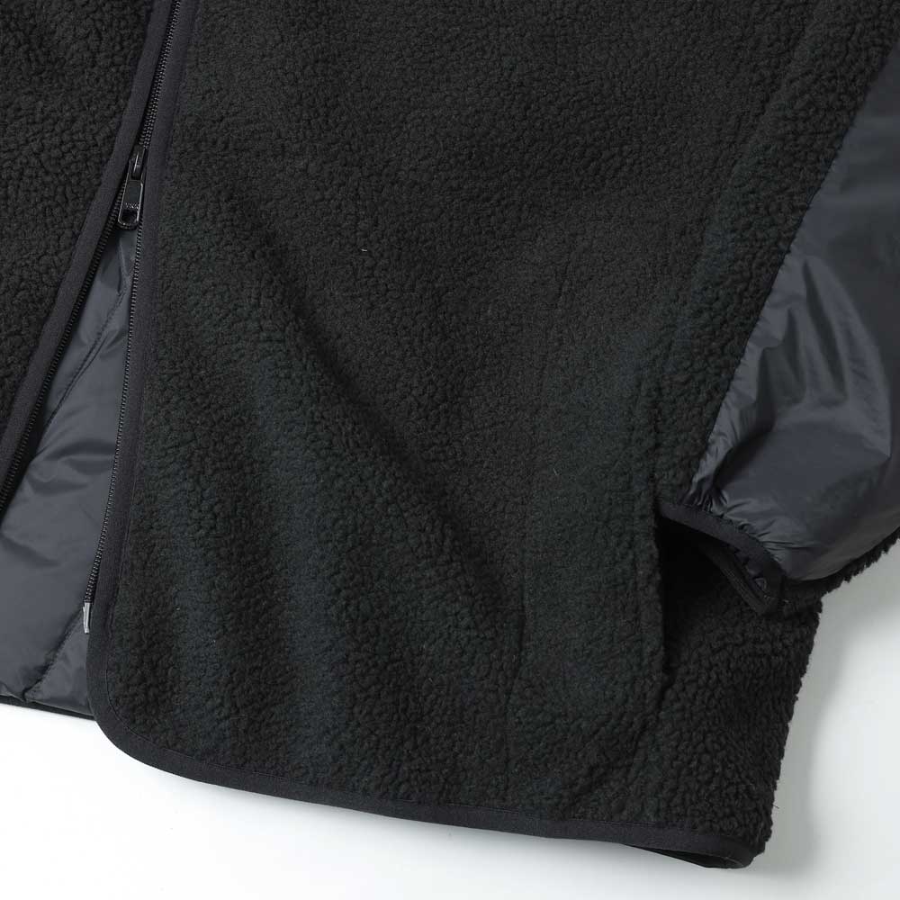 REVERSIBLE FLEECE DOWN JACKET