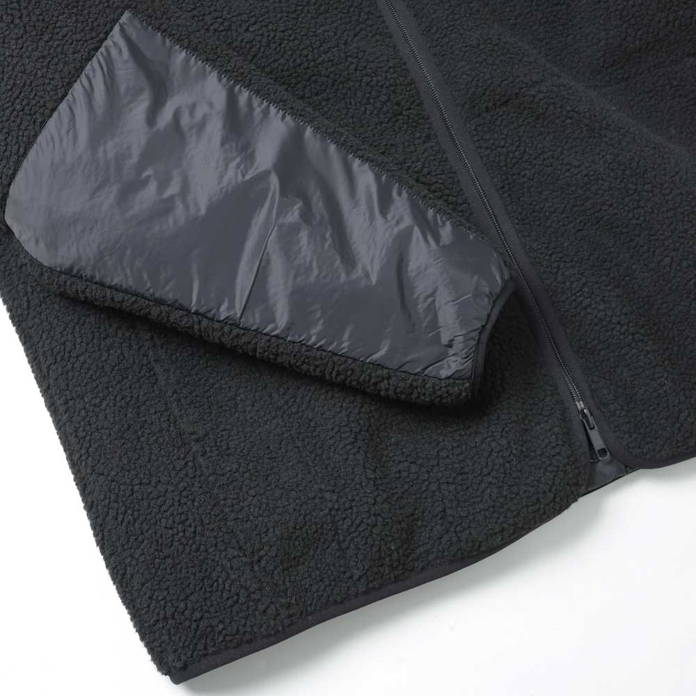 REVERSIBLE FLEECE DOWN JACKET