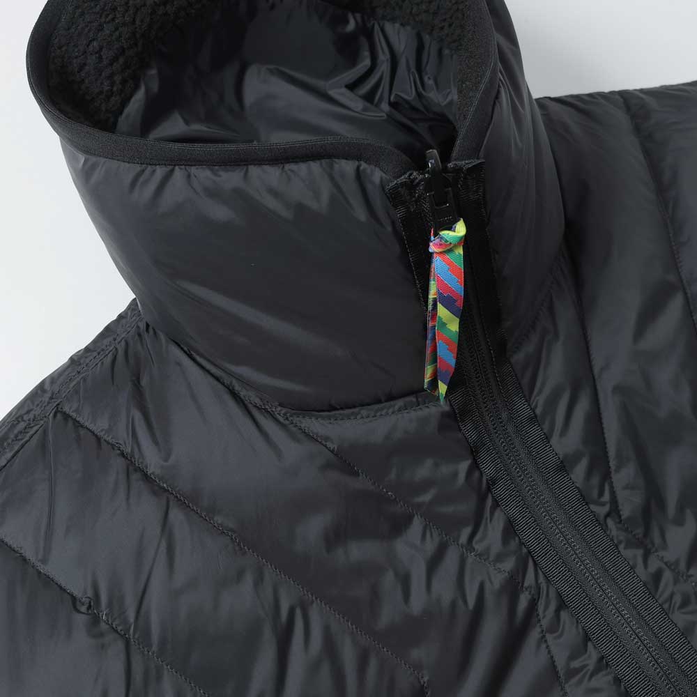 REVERSIBLE FLEECE DOWN JACKET