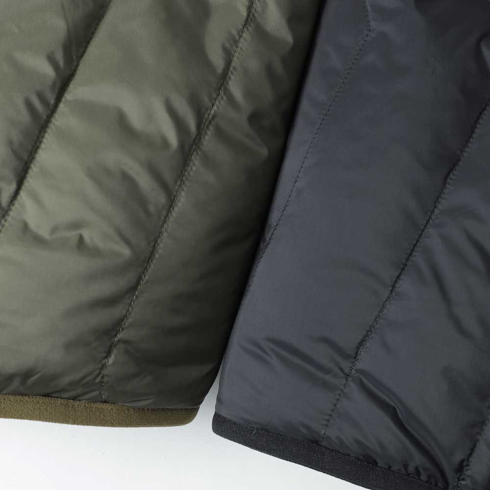 REVERSIBLE FLEECE DOWN JACKET