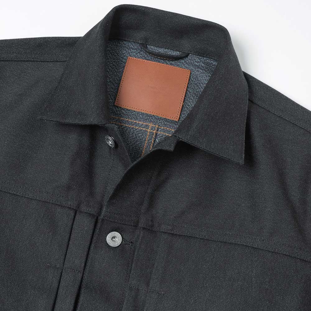TWISTED HEATHER DENIM JACKET