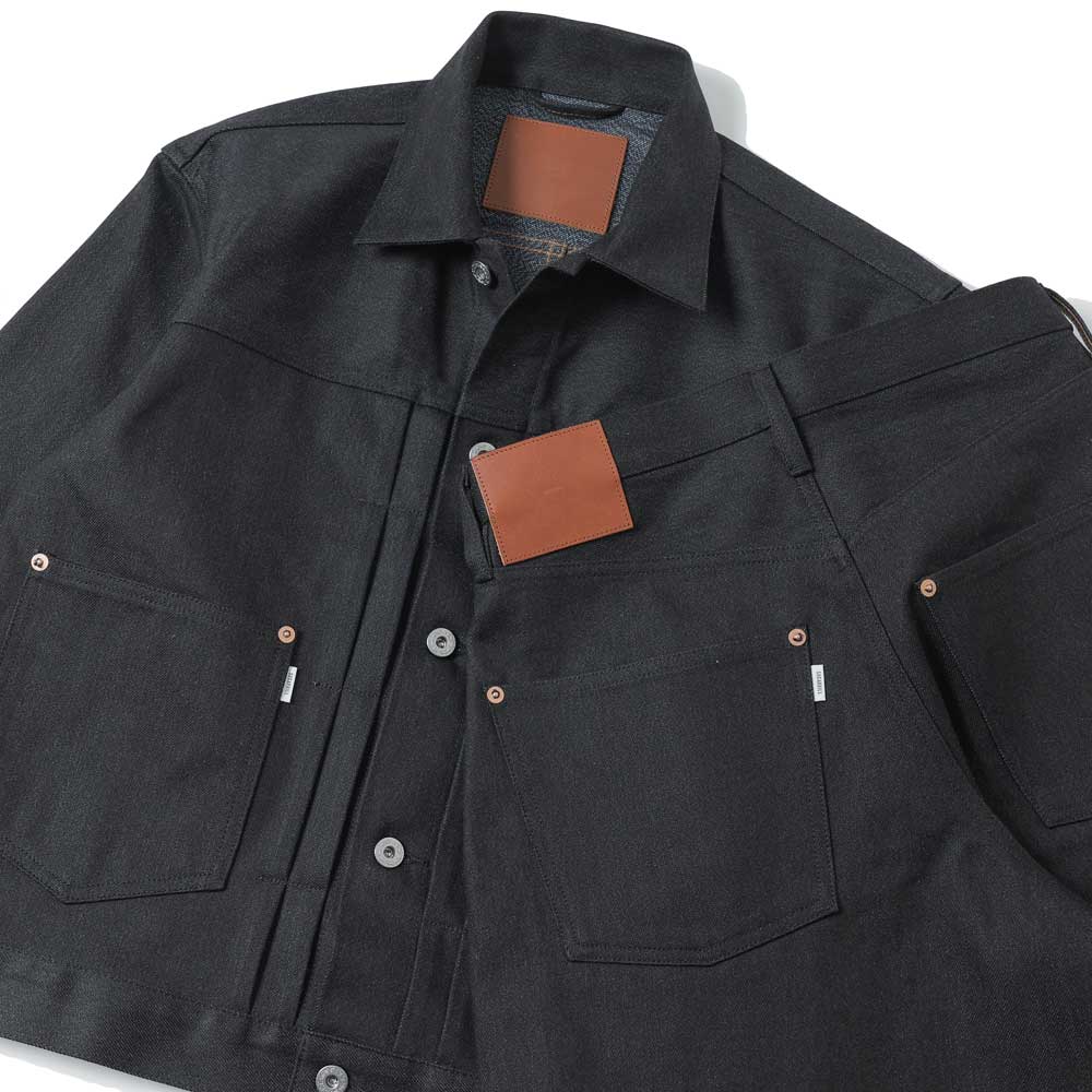 TWISTED HEATHER DENIM JACKET