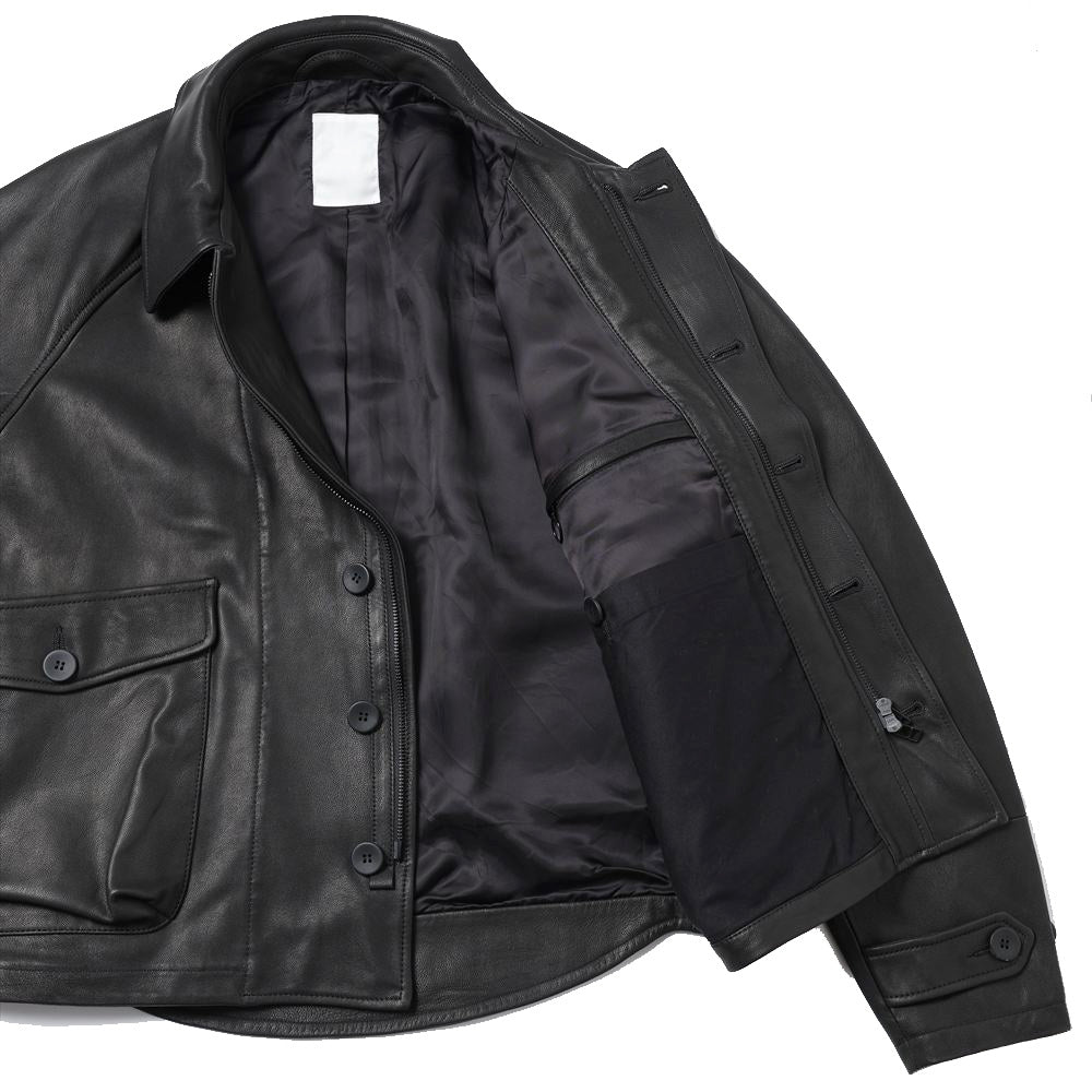 LEATHER DRIZZLER JACKET