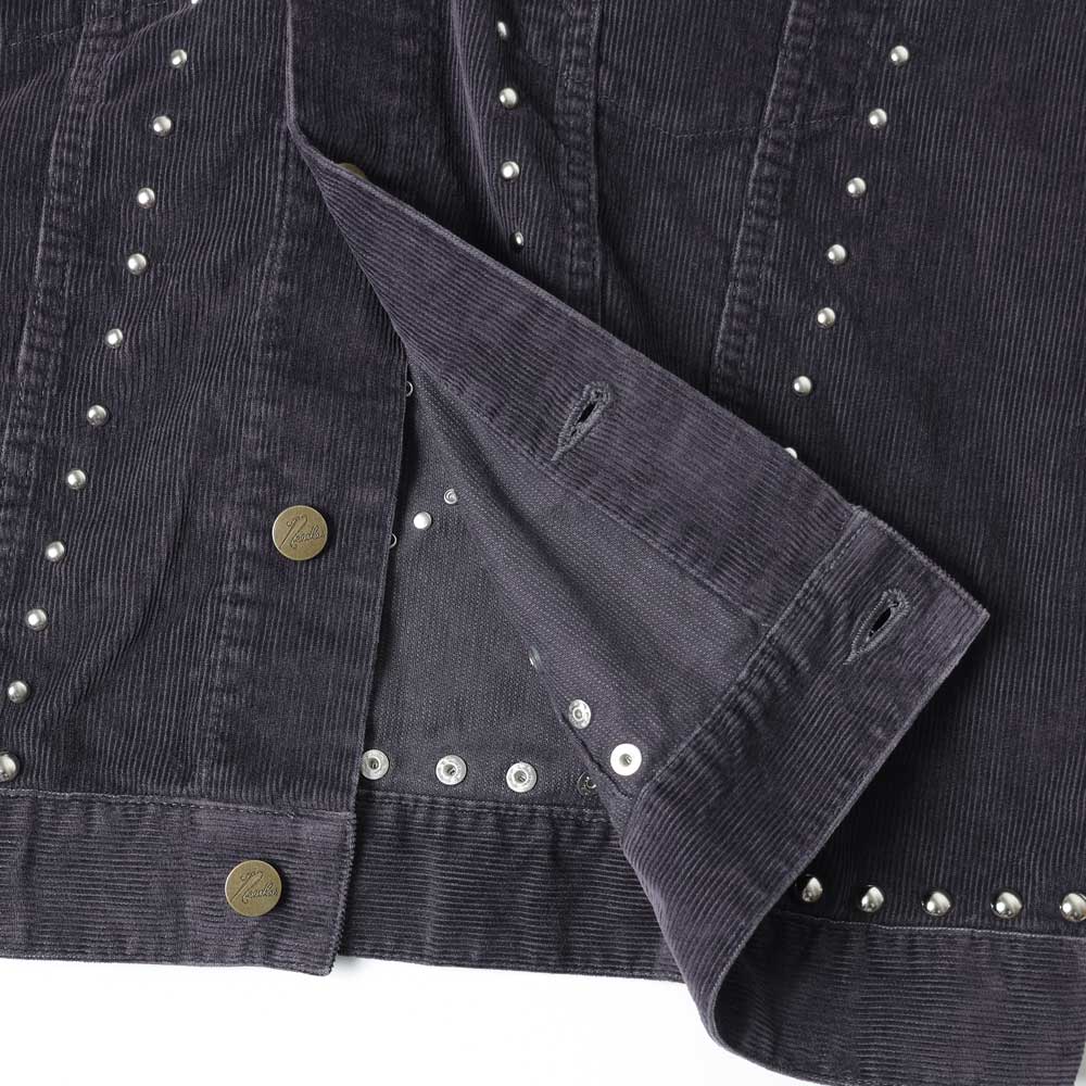 Studded Jean Jacket - 14W Corduroy