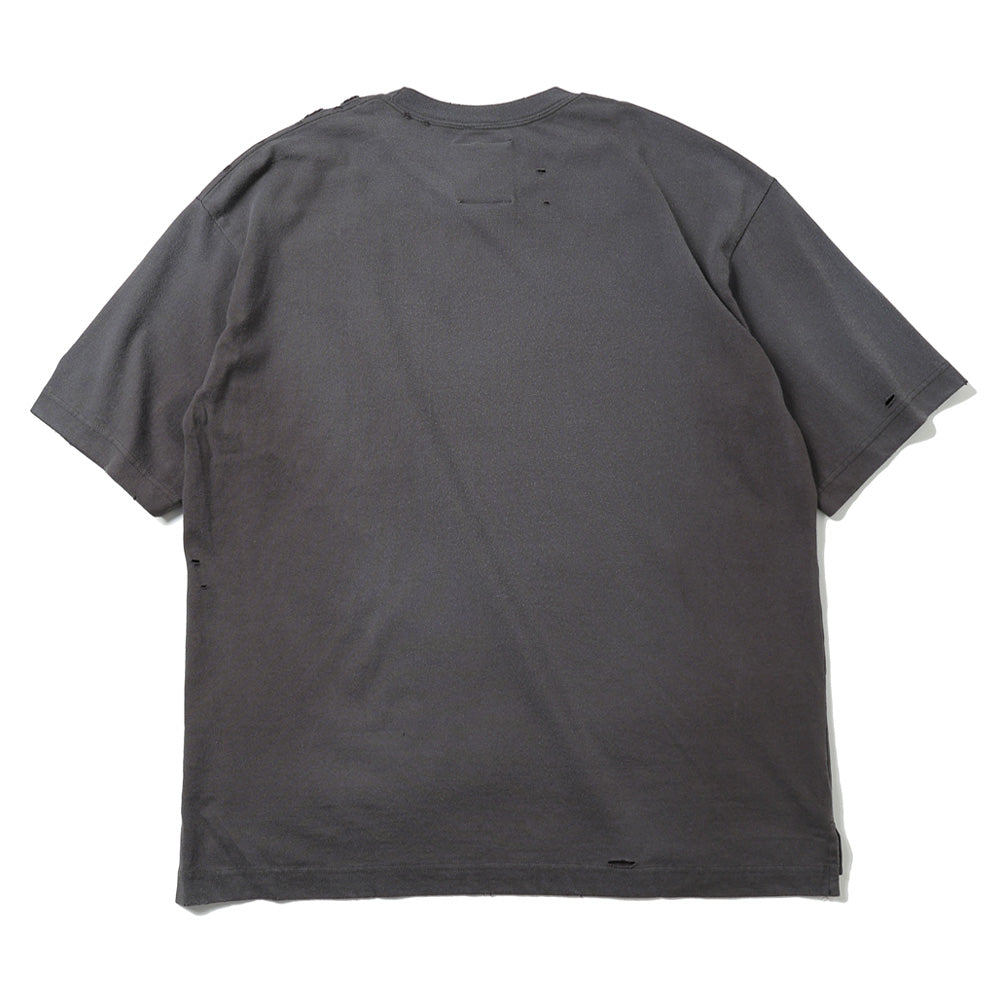 EMBELLISHED DISTRESSED TEE