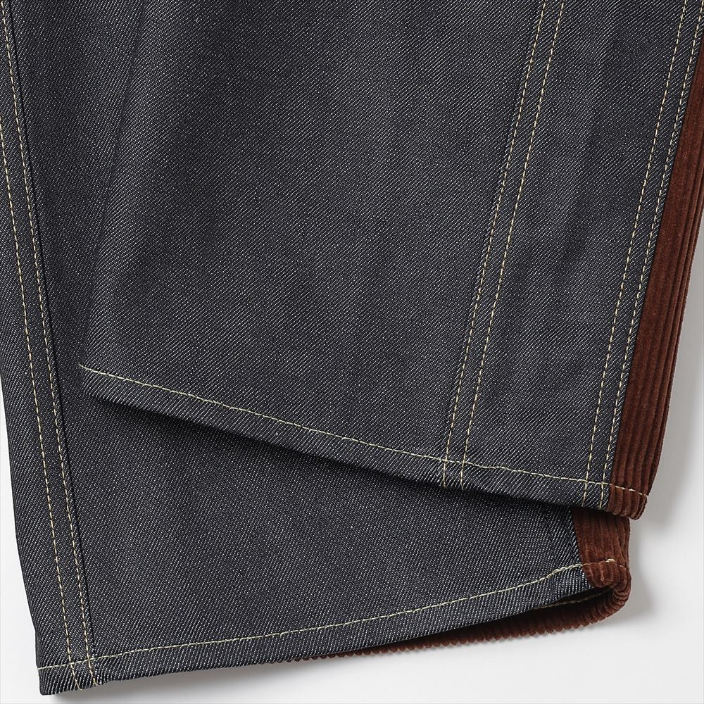 Cotton denim x cotton corduroy Levi's W name P202