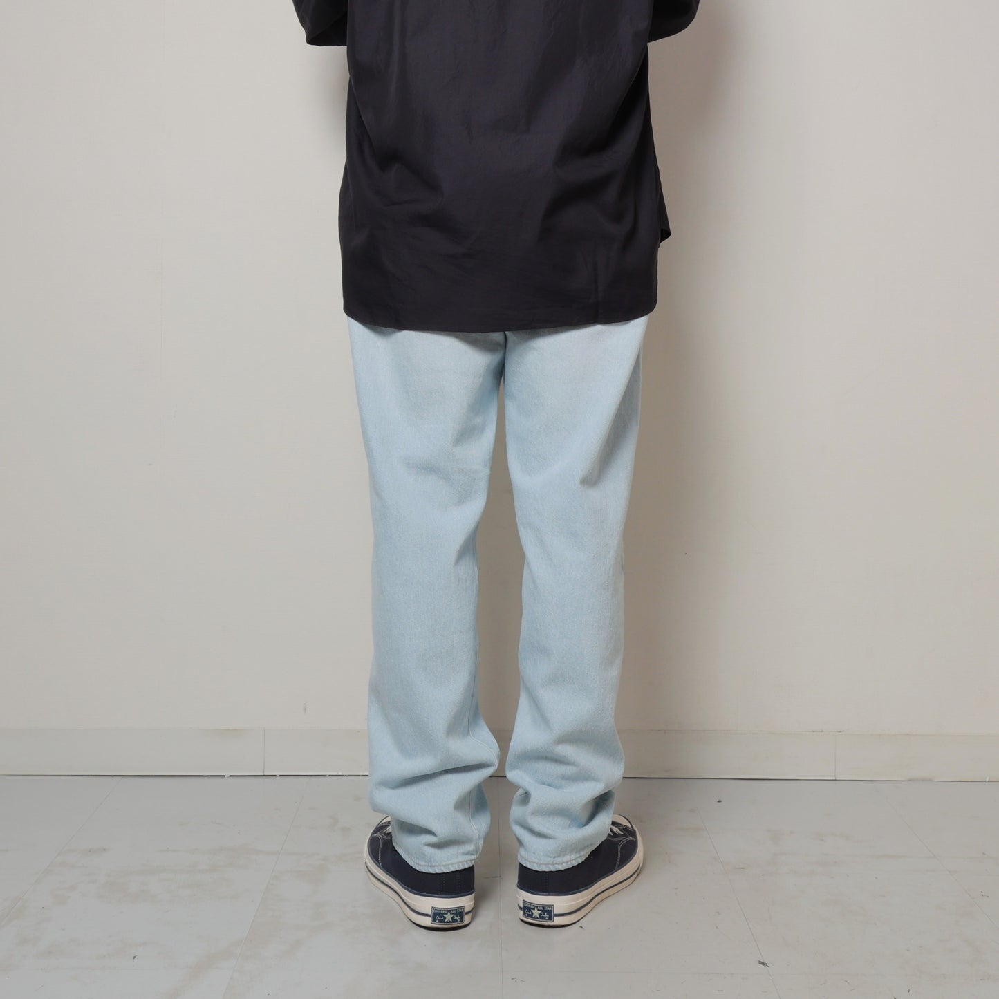 5P Zipper Front Denim Pants(INDIGO ICE WASH)