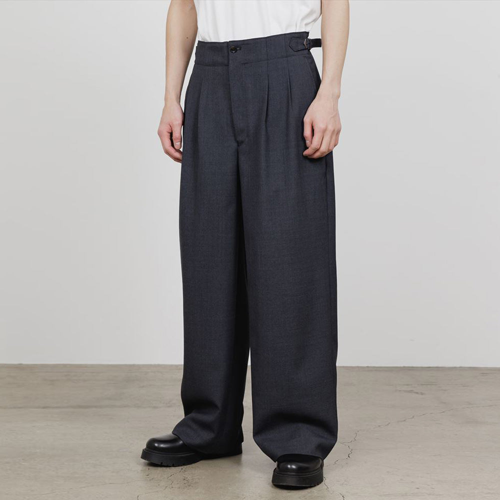 TWO TUCK MILITARY TROUSERS