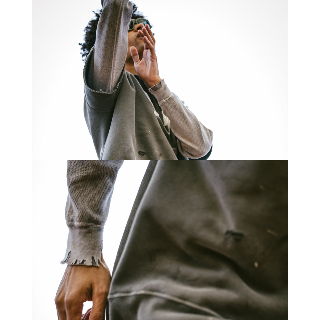 S/S HALF ZIP SWEAT SAINT