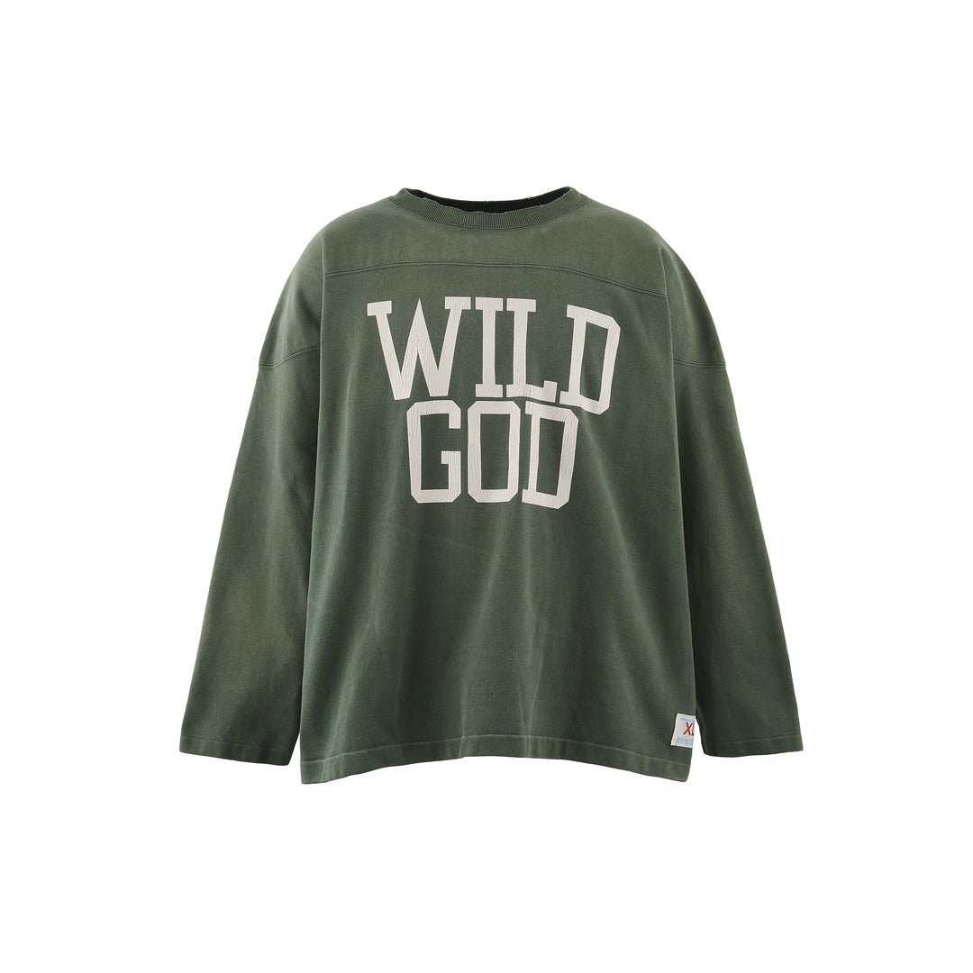 Saint Mxxxxxx (セントマイケル) FOOTBALL SWEAT WILD GOD SM-MK8-0000