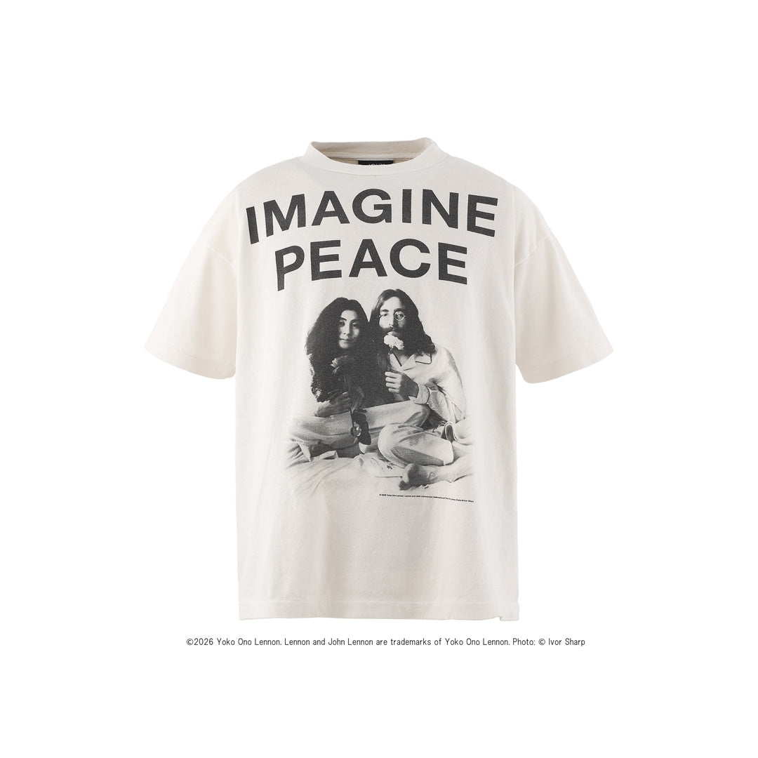 SAINT Mxxxxxx_JOHN LENNON S/S T-SHIRT IMAGINE PEACE SM-MK8-0000