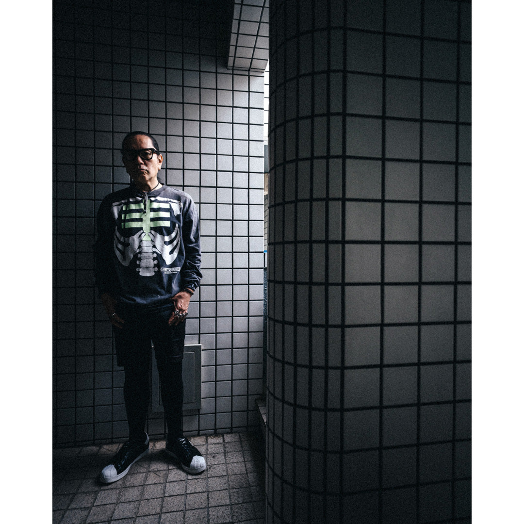 SAINT Mxxxxxx_BOUNTY HUNTER L/S T-SHIRT BONE