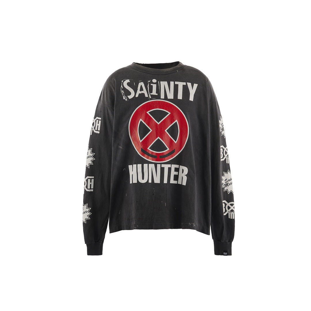 SAINT Mxxxxxx BOUNTY HUNTER コラボ Tシャツ M Saint Mxxxxxx (セントマイケル) SAINT Mxxxxxx_BOUNTY HUNTER L/S T