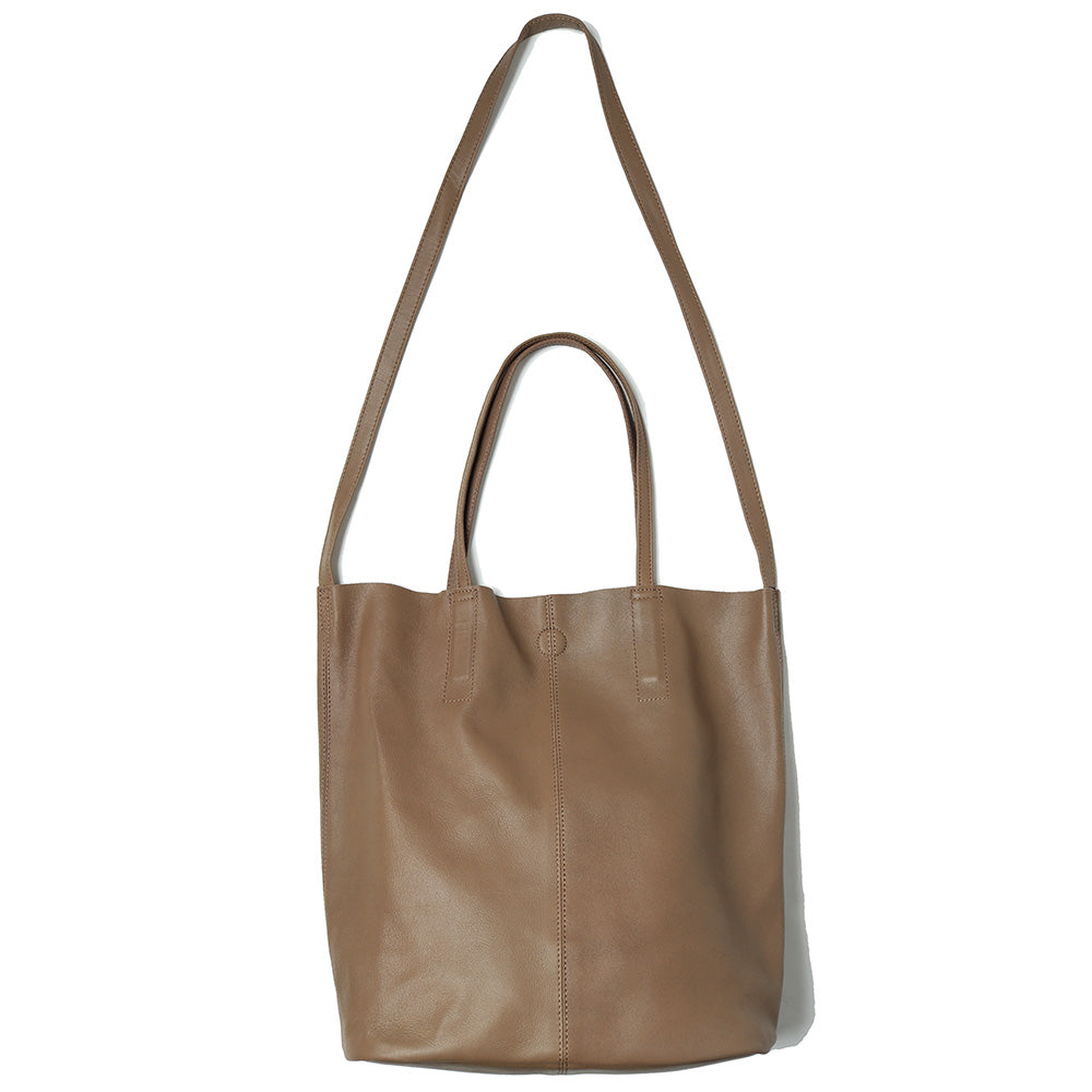 3WAY MEDIUM TOTE(L)(CAMEL)