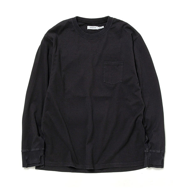 DWELLER L/S TEE COTTON JERSEY OVERDYED