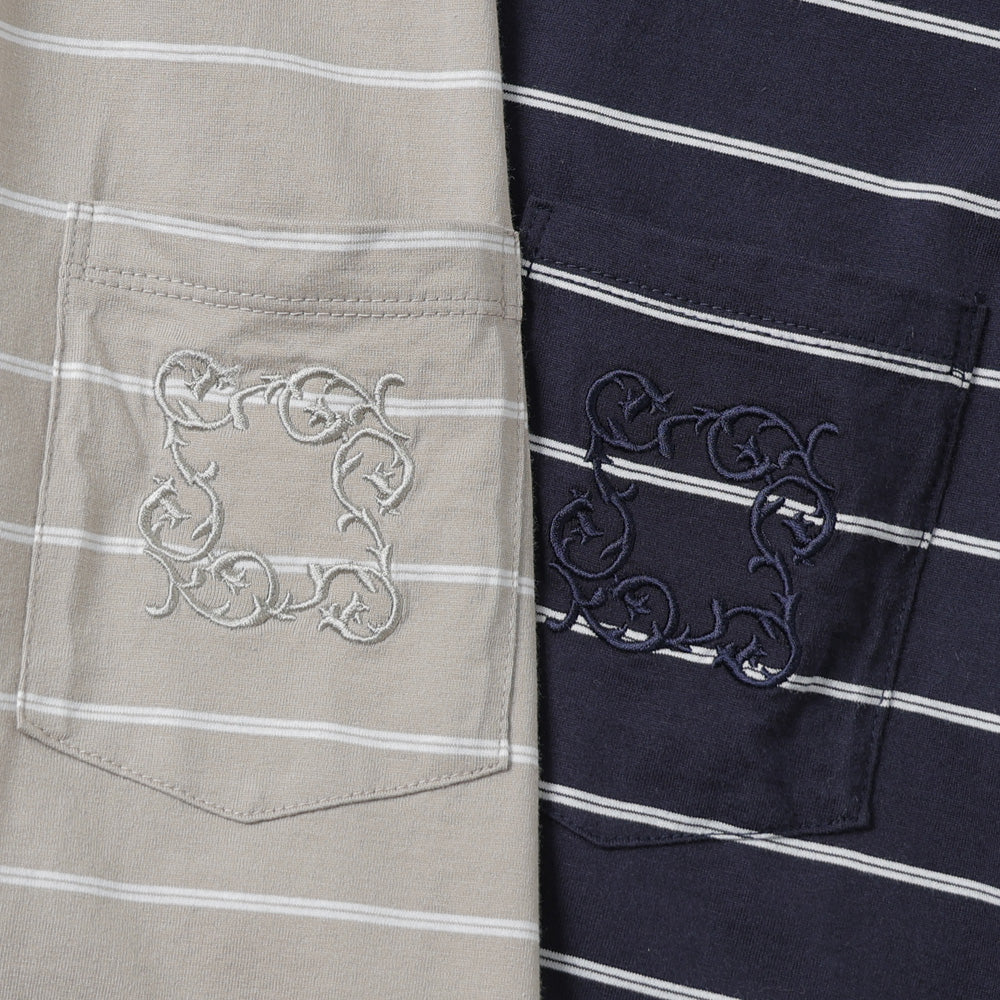 DWELLER N/S TEE BORDER COTTON JERSEY