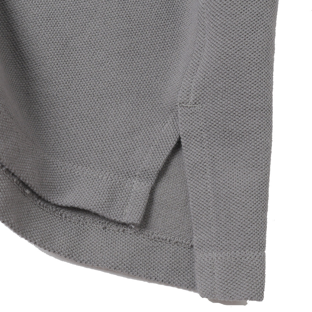 CLERK S/S T-NECK TEE COTTON PIQUE OVERDYED