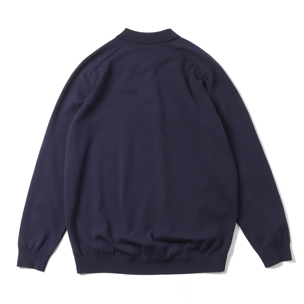 DWELLER L/S POLO SWEATER C/P YARN