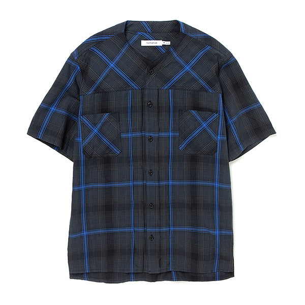 TRUCKER S/S SHIRT C/P TWILL OMBRE PLAID