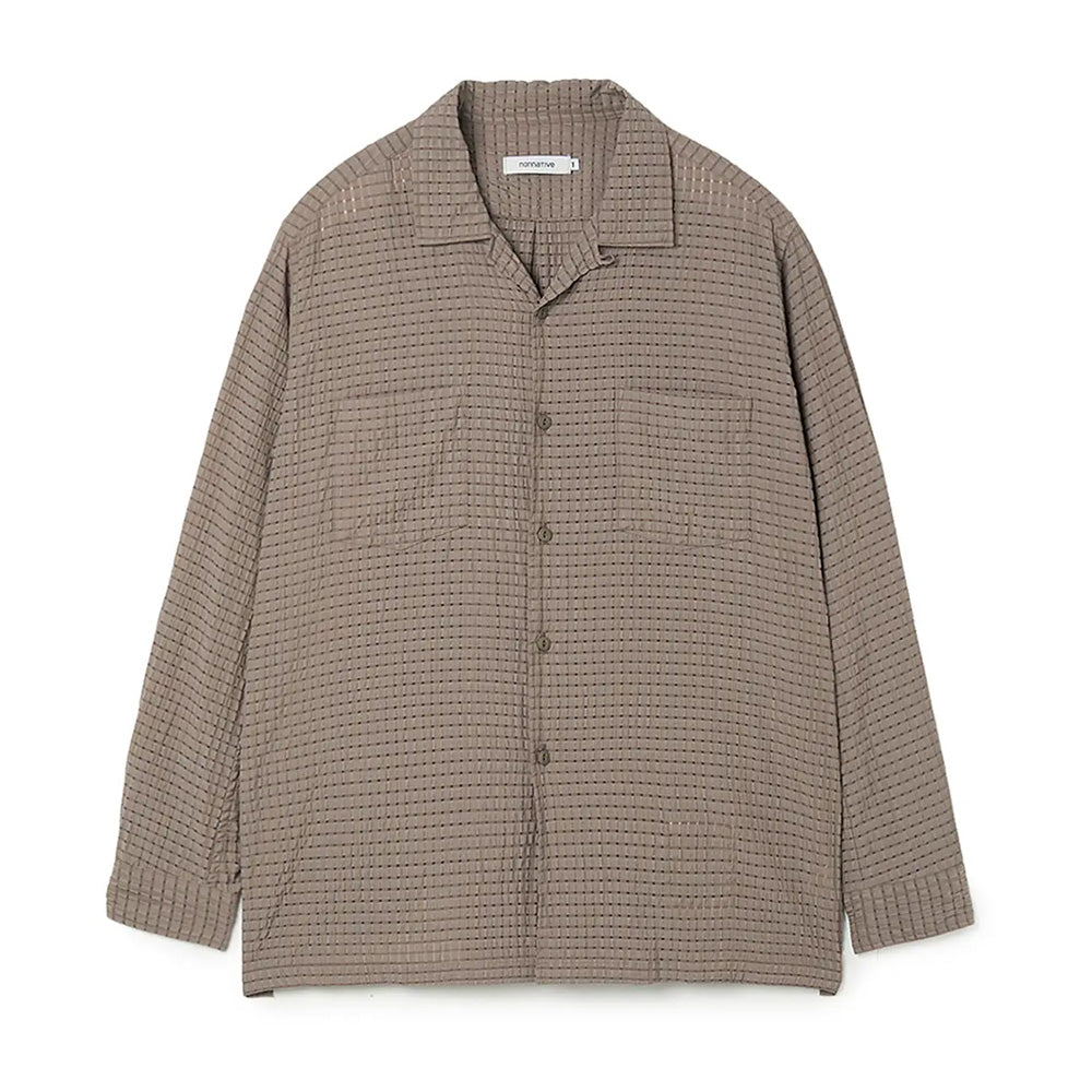nonnative (ノンネイティブ) VOYAGER L/S SHIRT R/P/N DOBBY CHECK NN