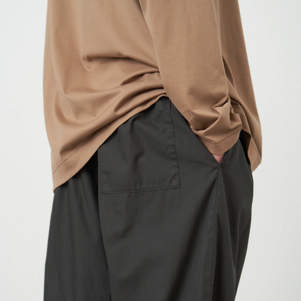 COTTON LAWN WIDE EASY PANTS