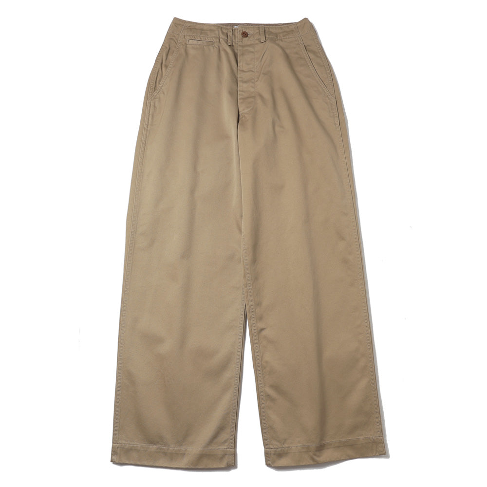 CIOTA) Weapon M-45 Khaki Chino Trousers (One Wash) (PTLM-166-OW