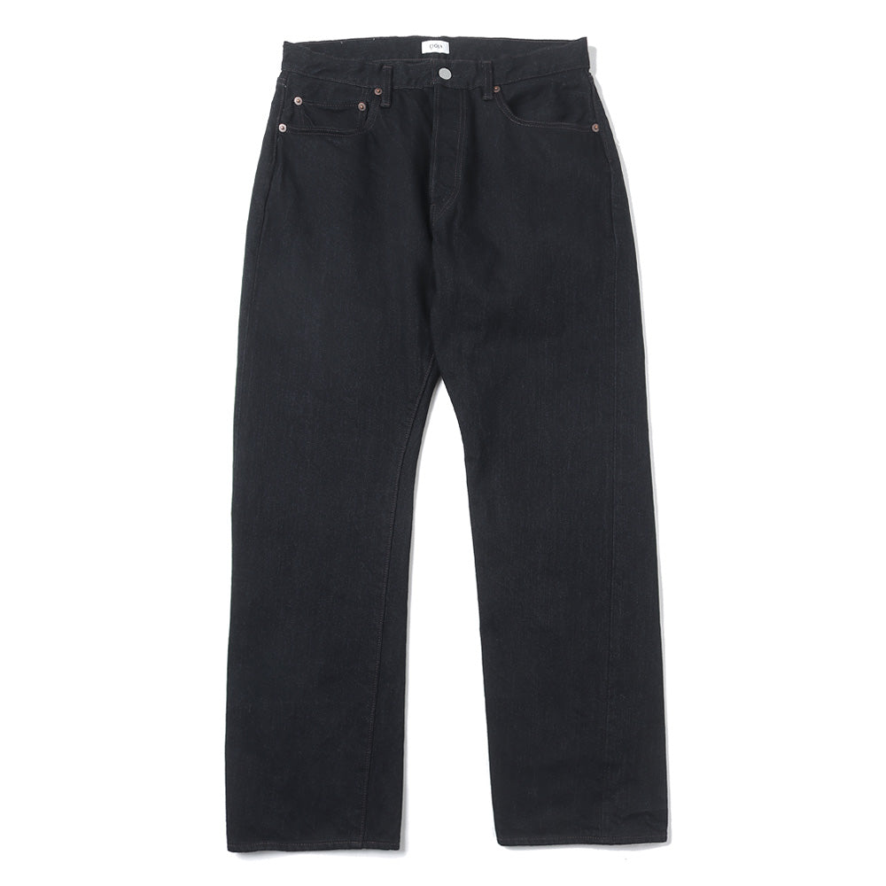 Straight 5 Pocket Pants/Black（One Wash）