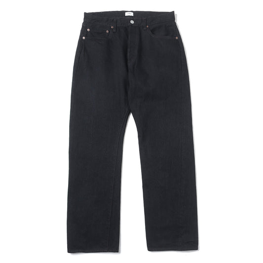 Straight 5 Pocket Pants/Black(One Wash)