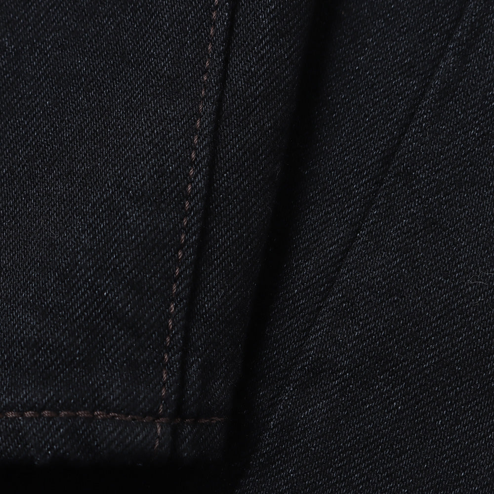 Straight 5 Pocket Pants/Black（One Wash）