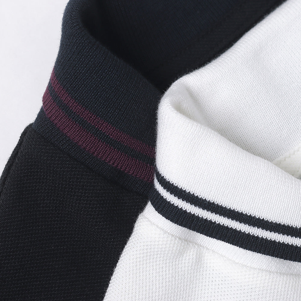 Shawl Collar S/S Polo - Cotton Pique