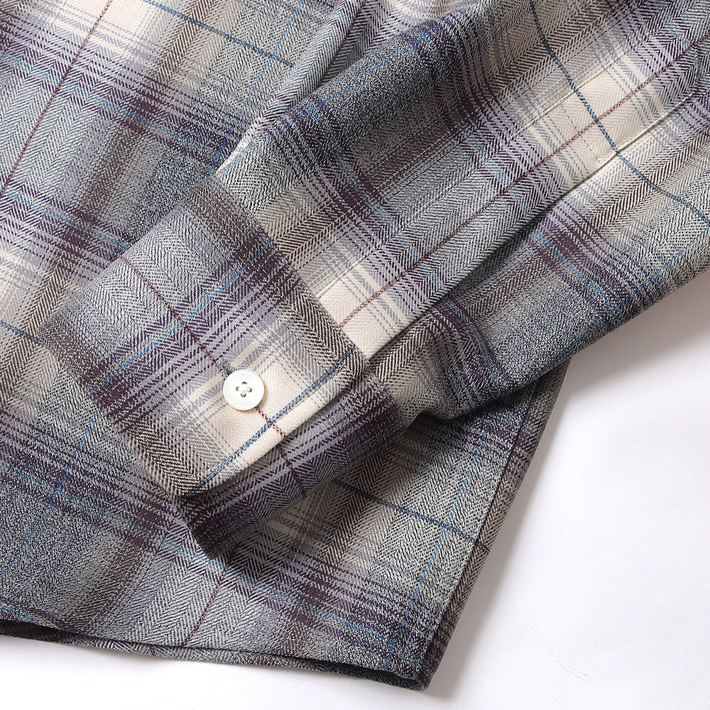 SUPER LIGHT WOOL CHECK SHIRT
