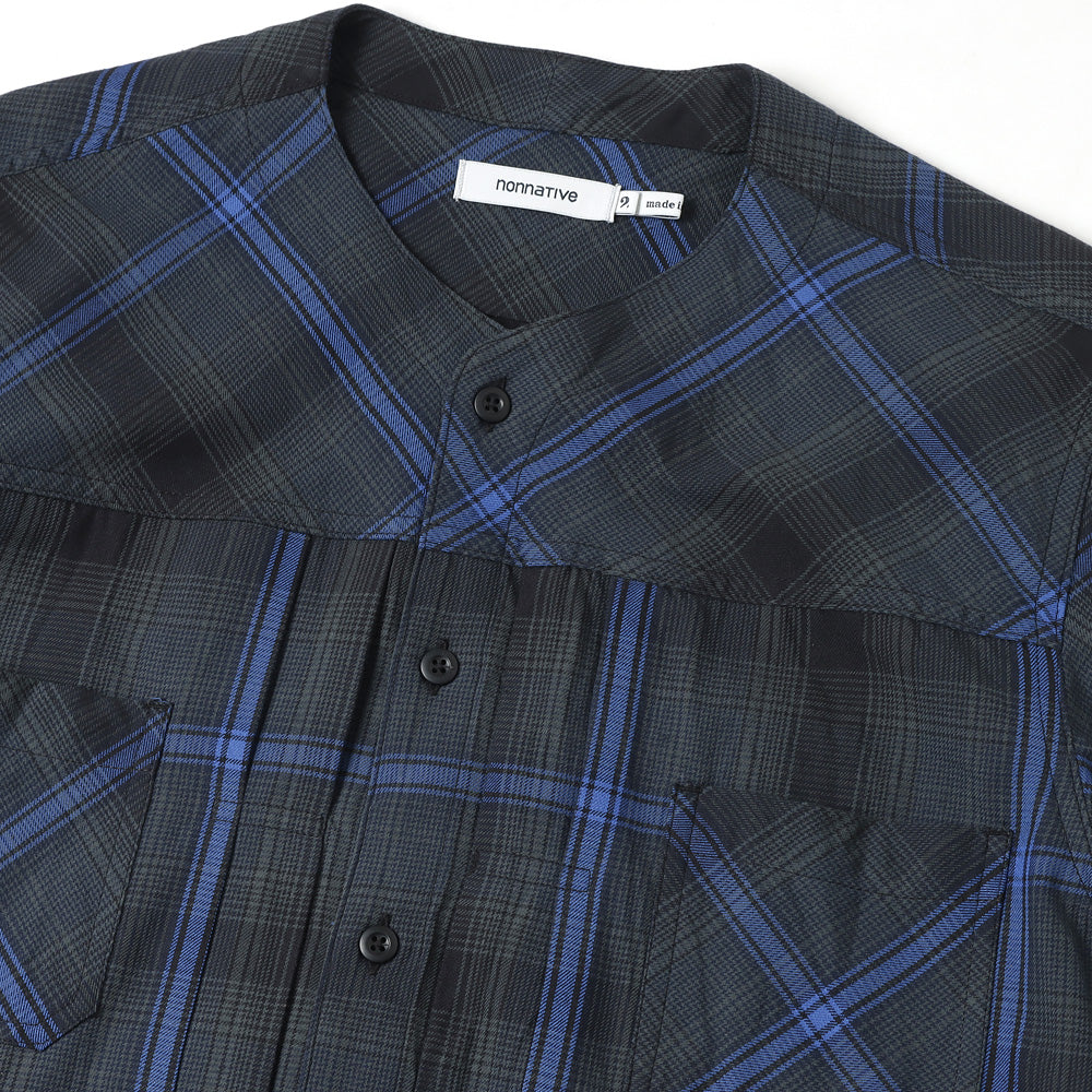 TRUCKER S/S SHIRT C/P TWILL OMBRE PLAID