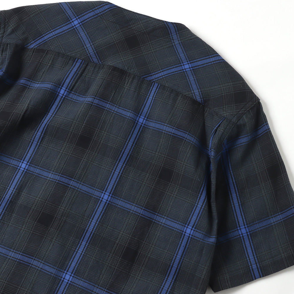 TRUCKER S/S SHIRT C/P TWILL OMBRE PLAID