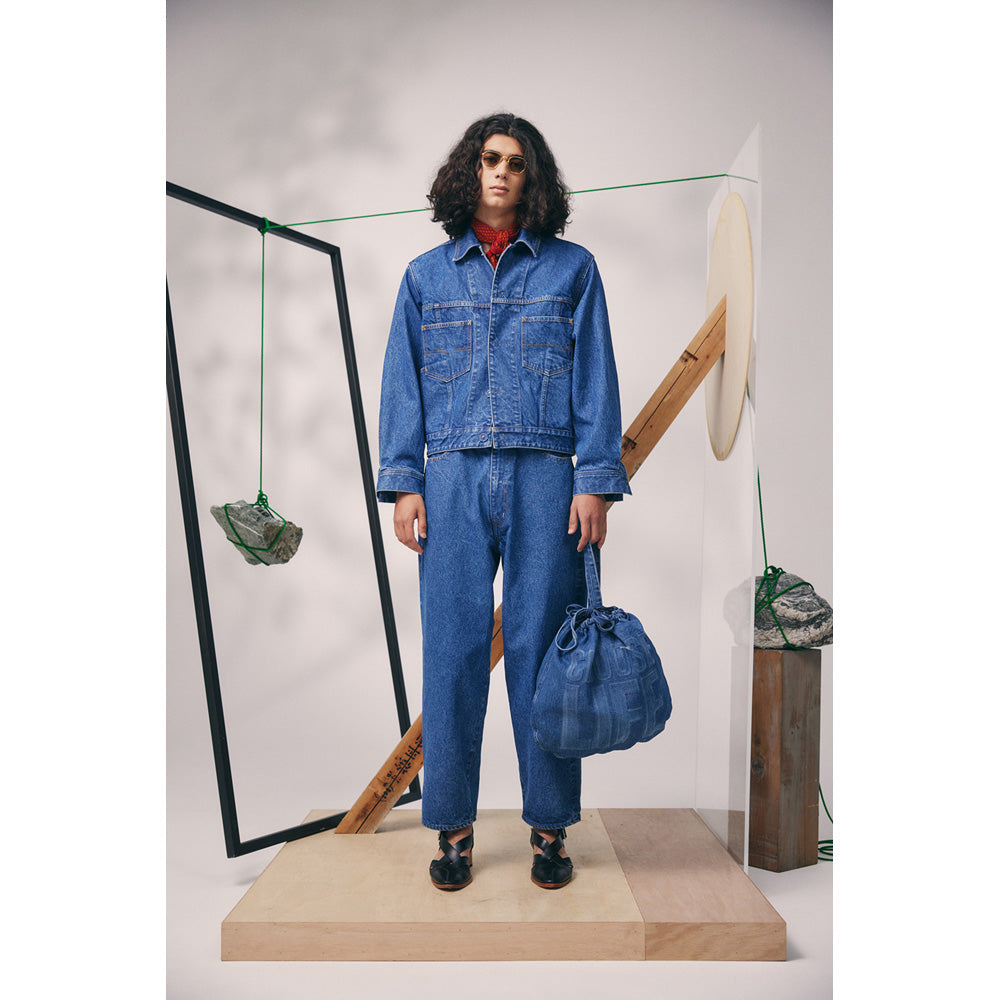 KATHARINE HAMNETT DENIM HELMET BAG