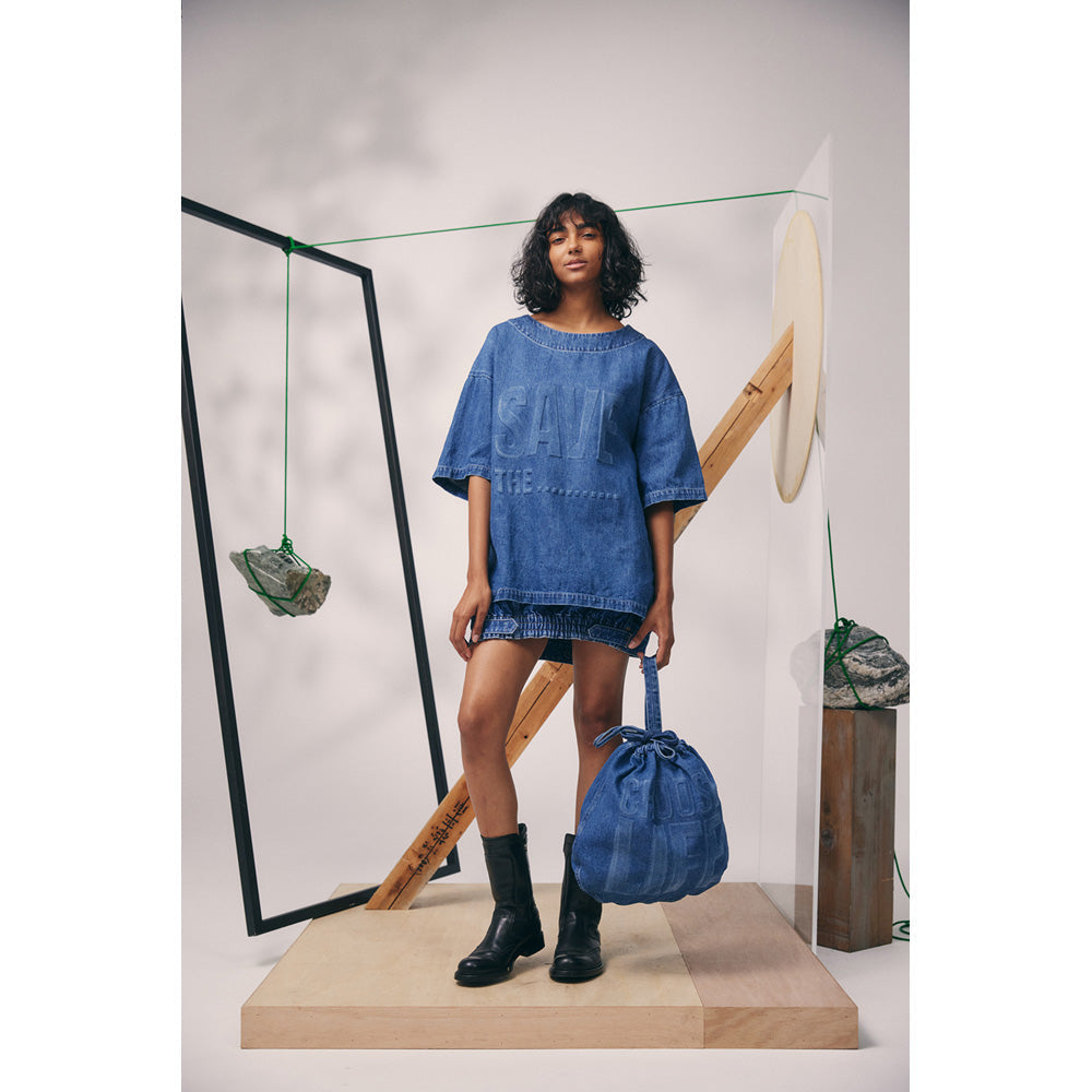 KATHARINE HAMNETT DENIM SMOCK