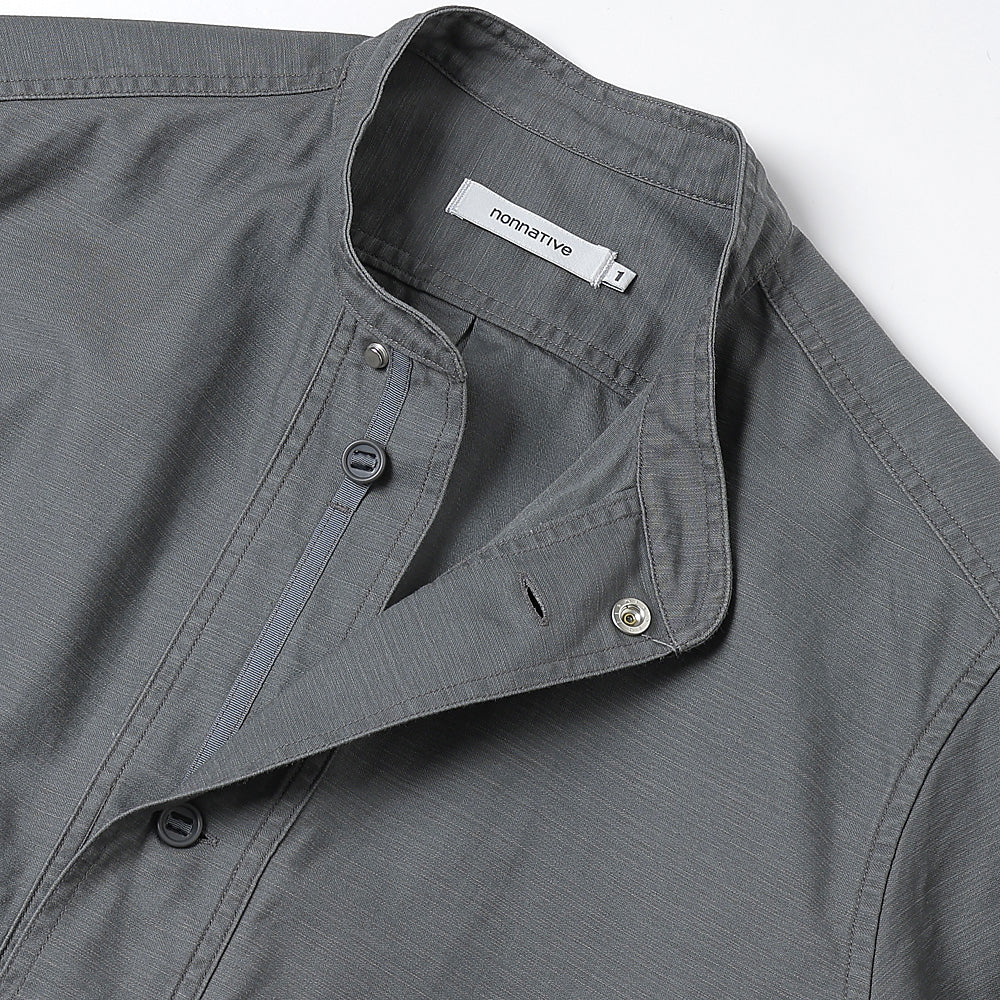TROOPER SHIRT JACKET COTTON BACKSATIN PIGMENT DYE
