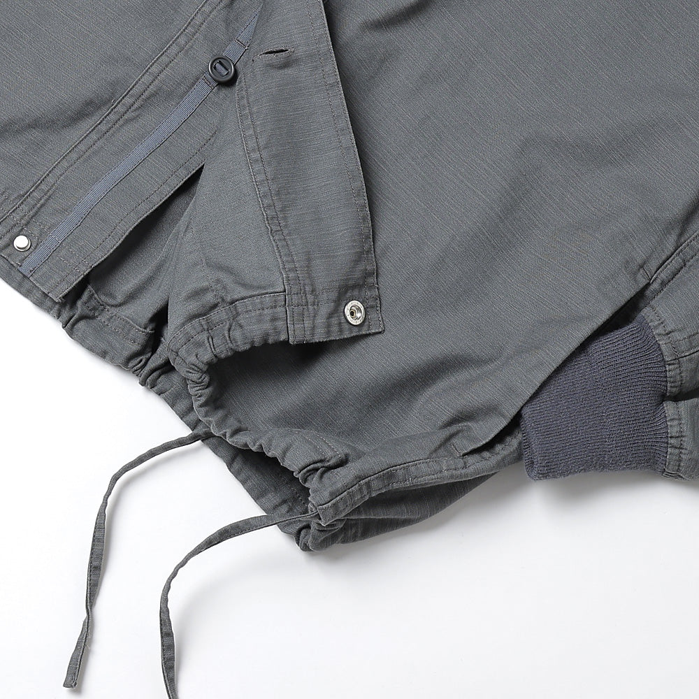 TROOPER SHIRT JACKET COTTON BACKSATIN PIGMENT DYE