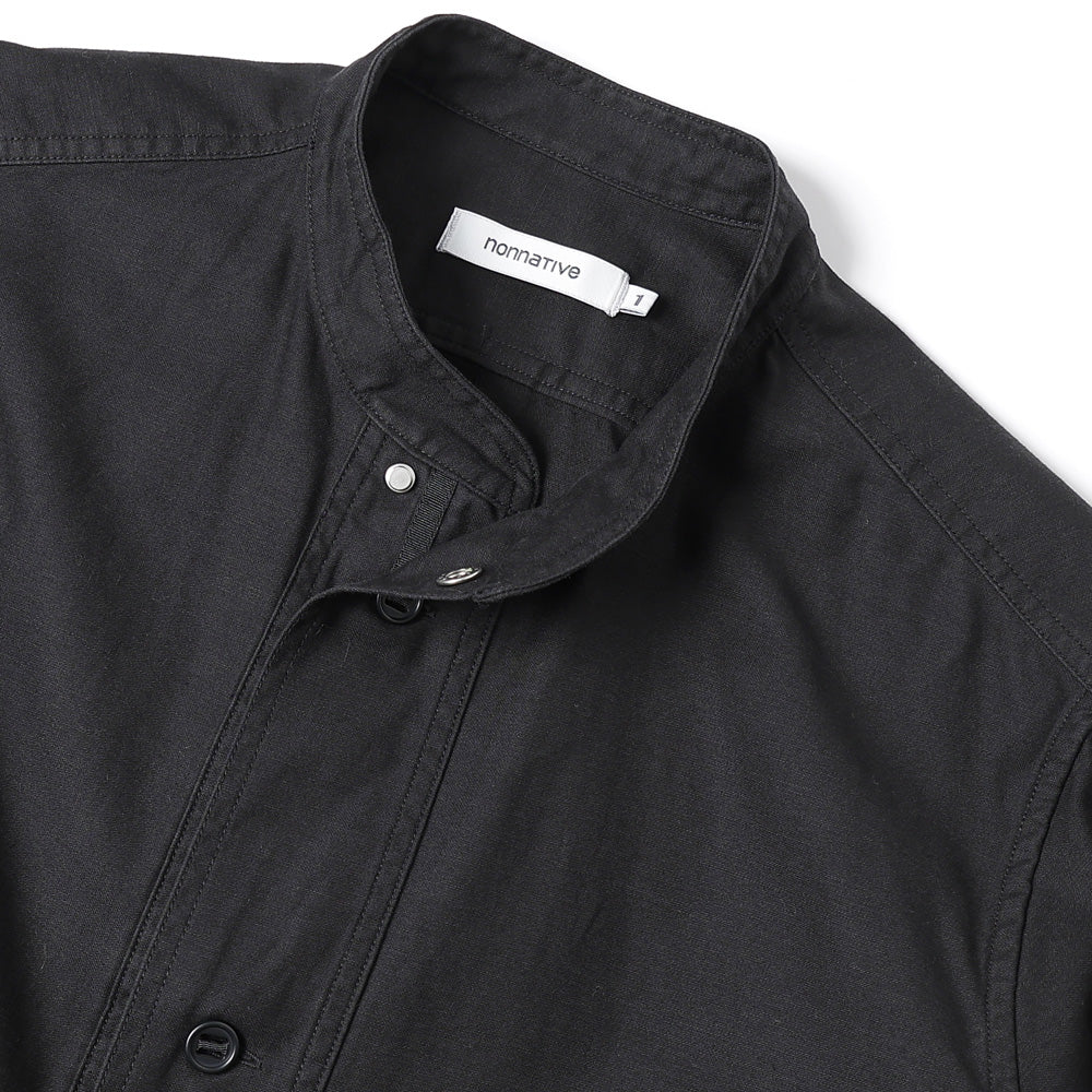 TROOPER SHIRT JACKET COTTON BACKSATIN PIGMENT DYE