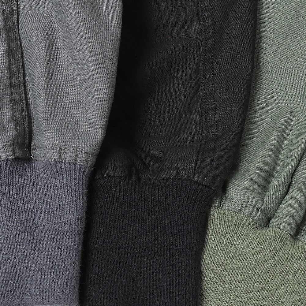 TROOPER SHIRT JACKET COTTON BACKSATIN PIGMENT DYE