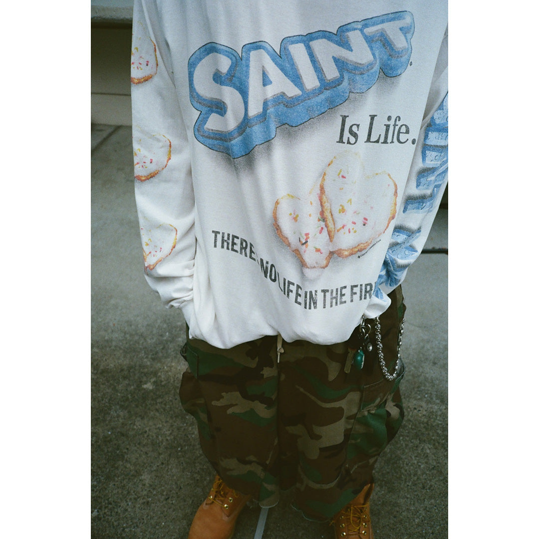 SAINT Mxxxxxx X SHERMER LS TEE HEART CKIE