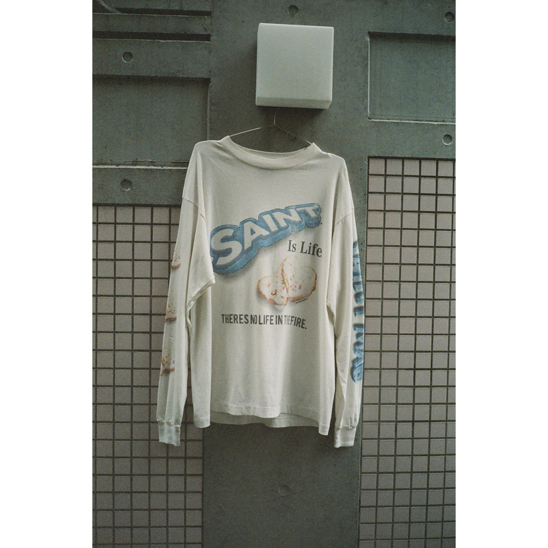 SAINT Mxxxxxx X SHERMER LS TEE HEART CKIE