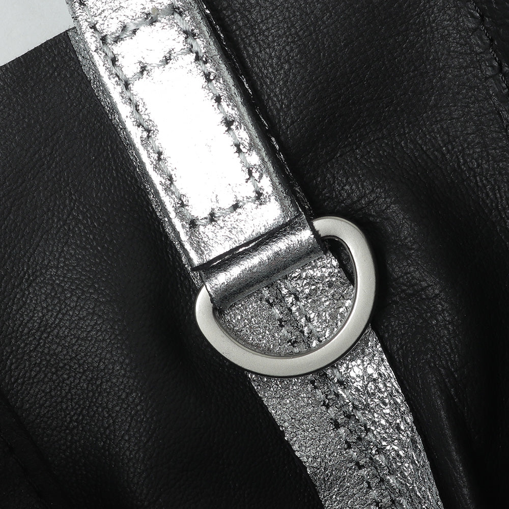 2WAY SMALL TOTE (S)(SILVER)