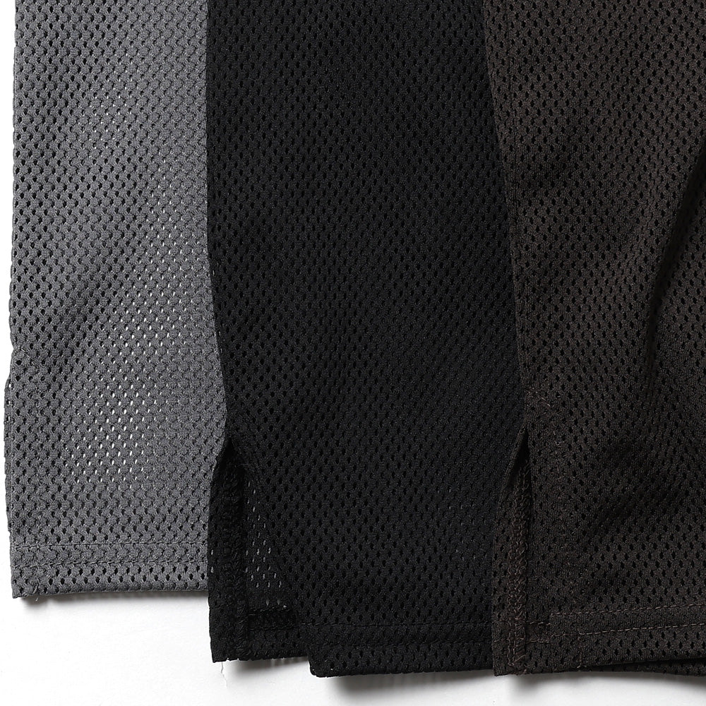 L/S Crew Neck Shirt - Knit Mesh