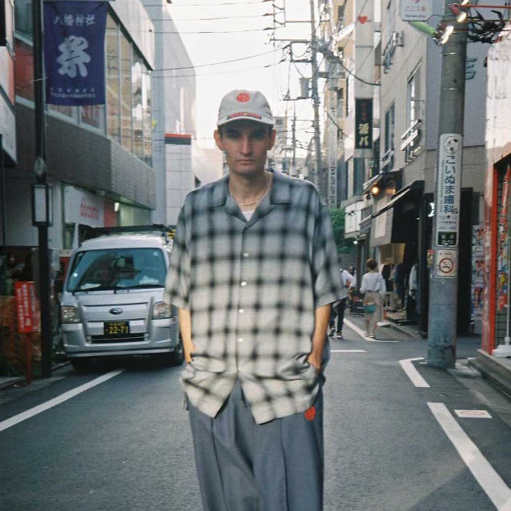 BEACH 半袖オンブレシャツ