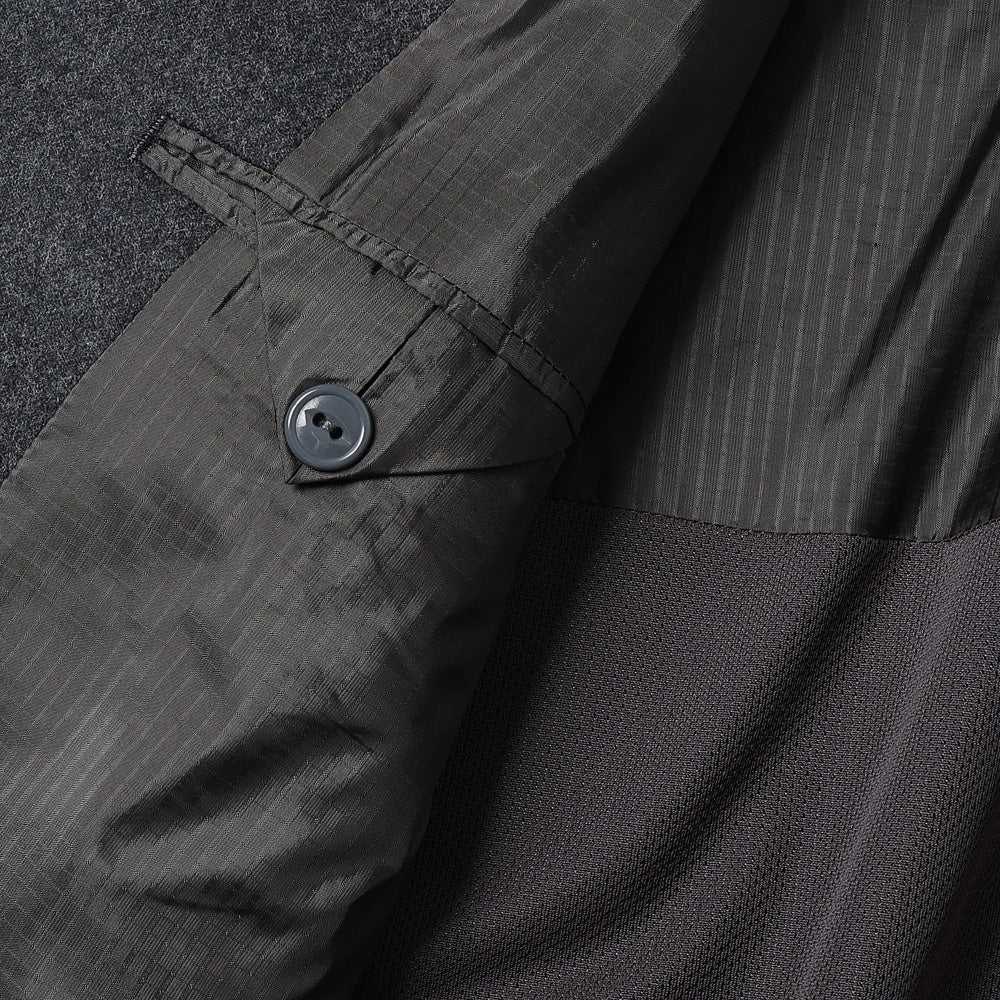 Unlikely Assembled Blazer Wool Flannel