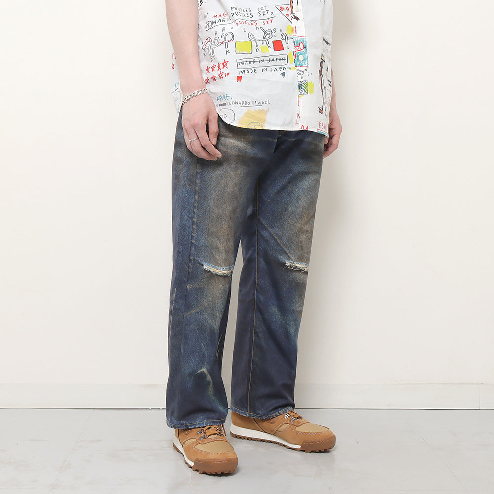 Cotton twill print Levi's double name BerBerJin P902