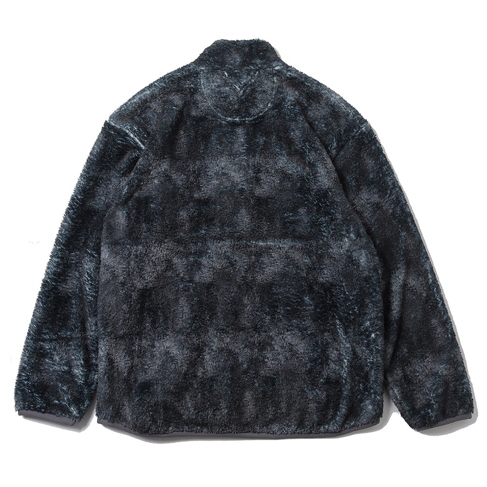 ABSTRUCT PATTERN FLEECE PULLOVER